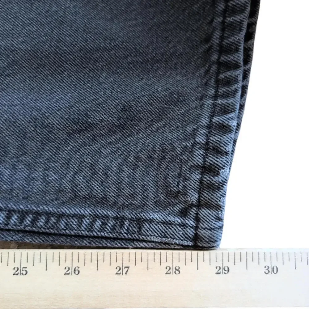 Wrangler Jeans‎ Mens 33x29 Gray Relaxed Fit Straight Leg 97601CB Denim Casual